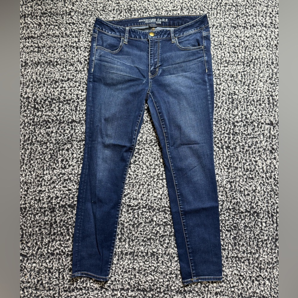 American Eagle Outfitters Super Stretch Dark Wash Skinny Jeggings